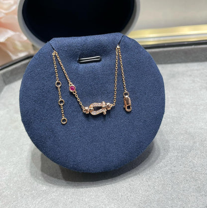 [Stars Jewelry]FORCE 10 DIAMOND CHAIN LINK PINK GOLD BRACELET