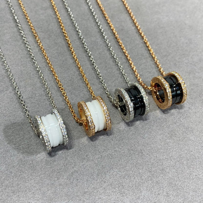 [Stars Jewelry]ZERO 1 DIAMOND CERAMIC NECKLACE