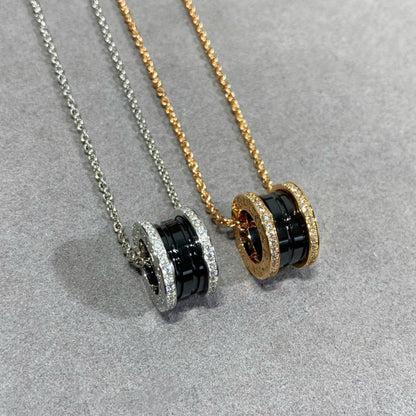 [Stars Jewelry]ZERO 1 DIAMOND CERAMIC NECKLACE