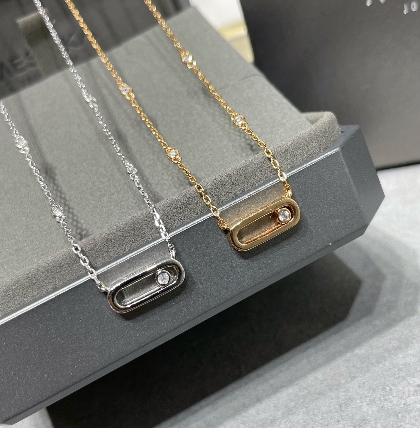 [Stars Jewelry]MOVE UNO DIAMOND NECKLACE