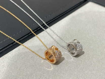 [Stars Jewelry]LIENS EVIDENCE DIAMOND PAVED NECKLACE