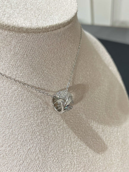 [Stars Jewelry]LIENS EVIDENCE DIAMOND PAVED NECKLACE