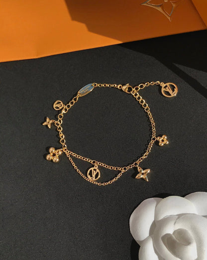 [Stars Jewelry]BLOOMING PINK GOLD MOP BRACELET