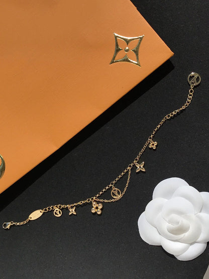 [Stars Jewelry]BLOOMING PINK GOLD MOP BRACELET