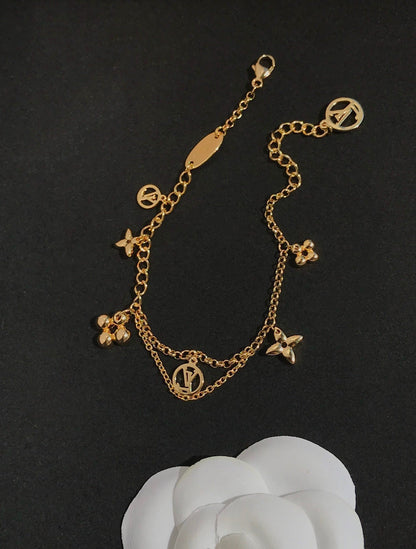 [Stars Jewelry]BLOOMING PINK GOLD MOP BRACELET