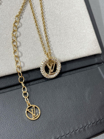 [Stars Jewelry]BY NIGHT DIAMOND PAVED NECKLACE