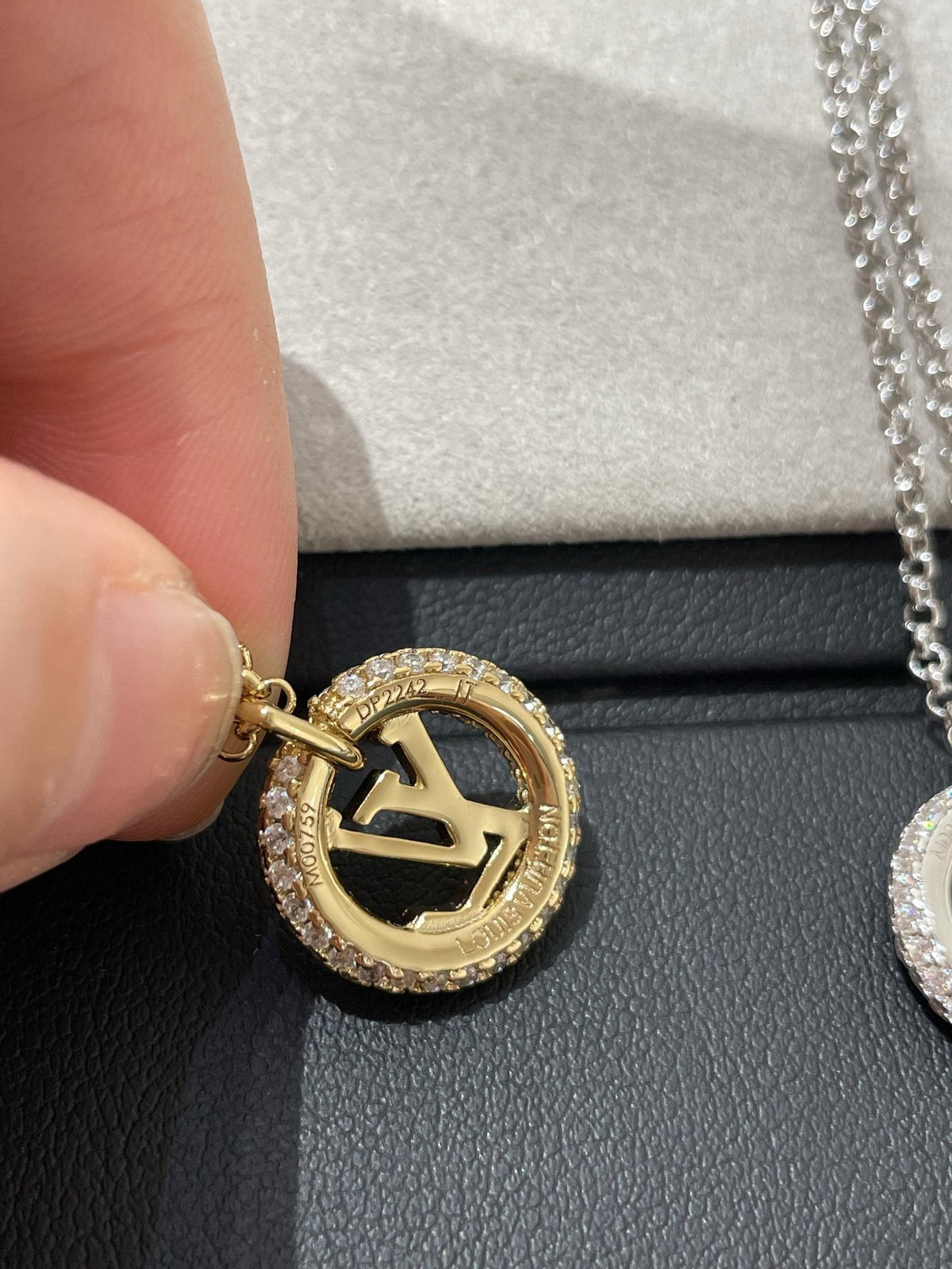[Stars Jewelry]BY NIGHT DIAMOND PAVED NECKLACE