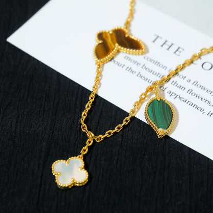 [Stars Jewelry]LUCKY SPRING 5 MOTIF GOLD BRACELET
