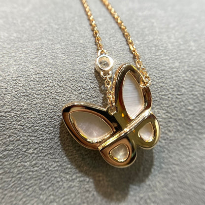 [Stars Jewelry]BUTTERFLY MOP DIAMOND NECKLACE