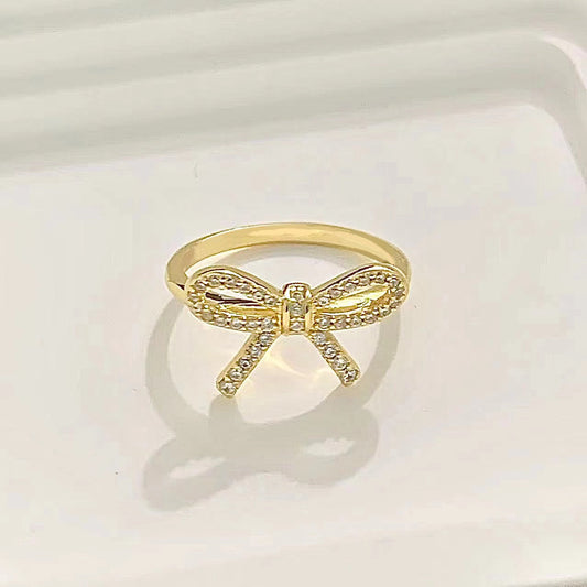 [Stellar jewels]TWIST BOW RING