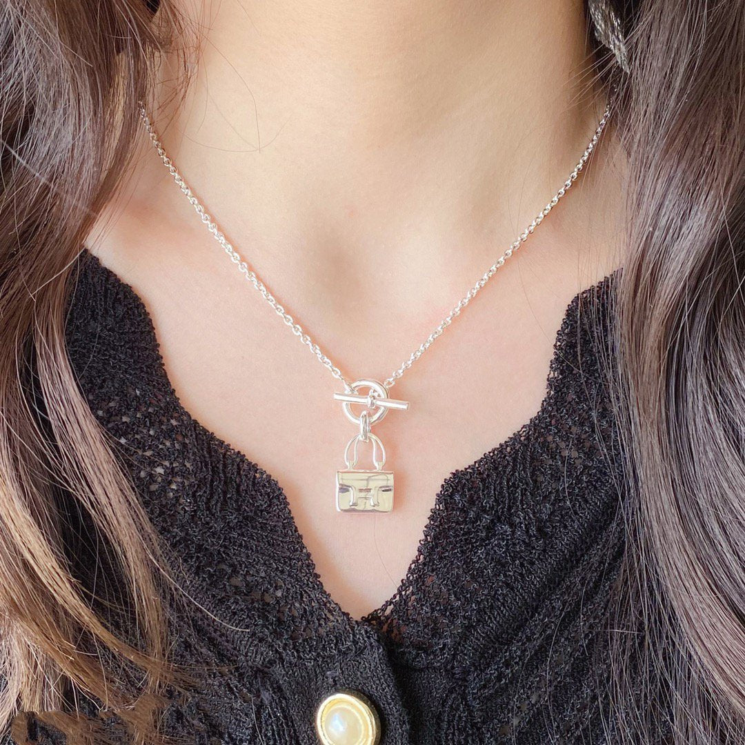 [Stars Jewelry]CONSTANCE PEDANT SILVER NECKLACE
