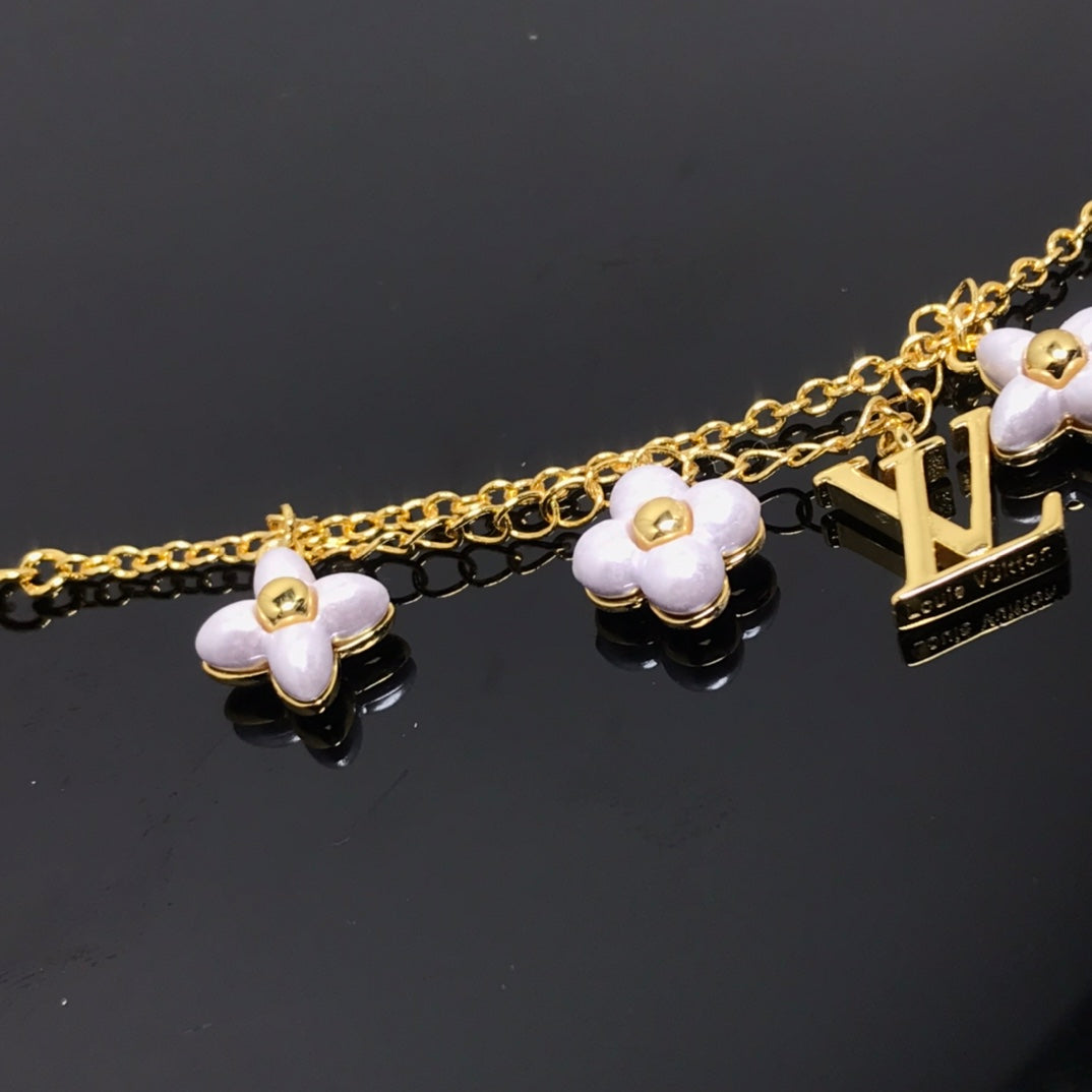 [Stars Jewelry]LOGO 6 MOTIF STAR AND SUN GOLD BRACELET