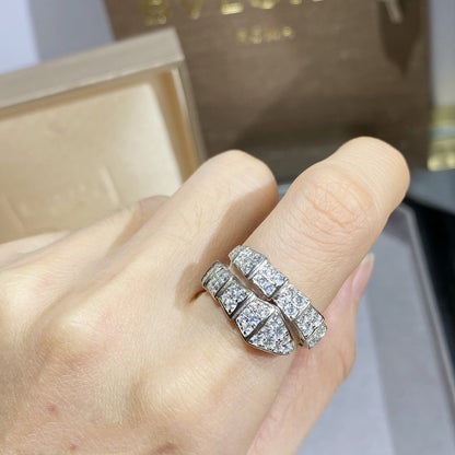 [Stars Jewelry]SERPENTI RING SILVER DIAMOND PAVED