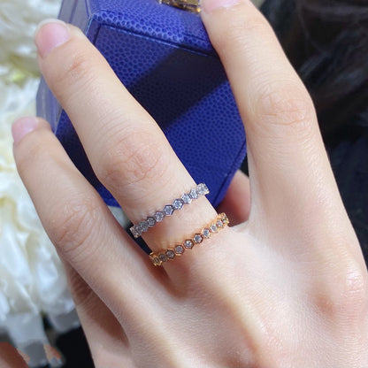 [Stars Jewelry]BEE LOVE DIAMOND PAVED SMALL RING