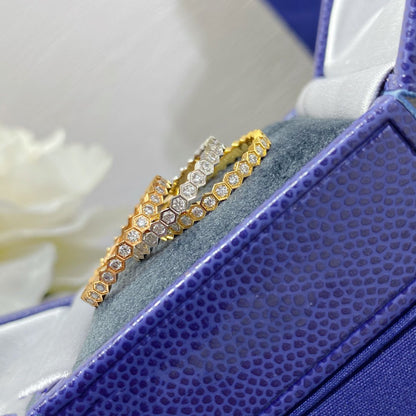 [Stars Jewelry]BEE LOVE DIAMOND PAVED SMALL RING