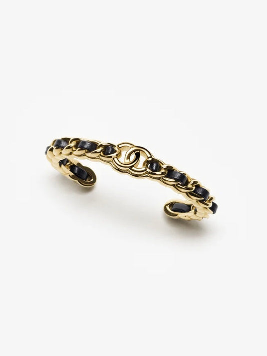 [Stars Jewelry]Double C Open Bangle