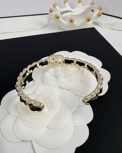 [Stars Jewelry]Double C Open Bangle