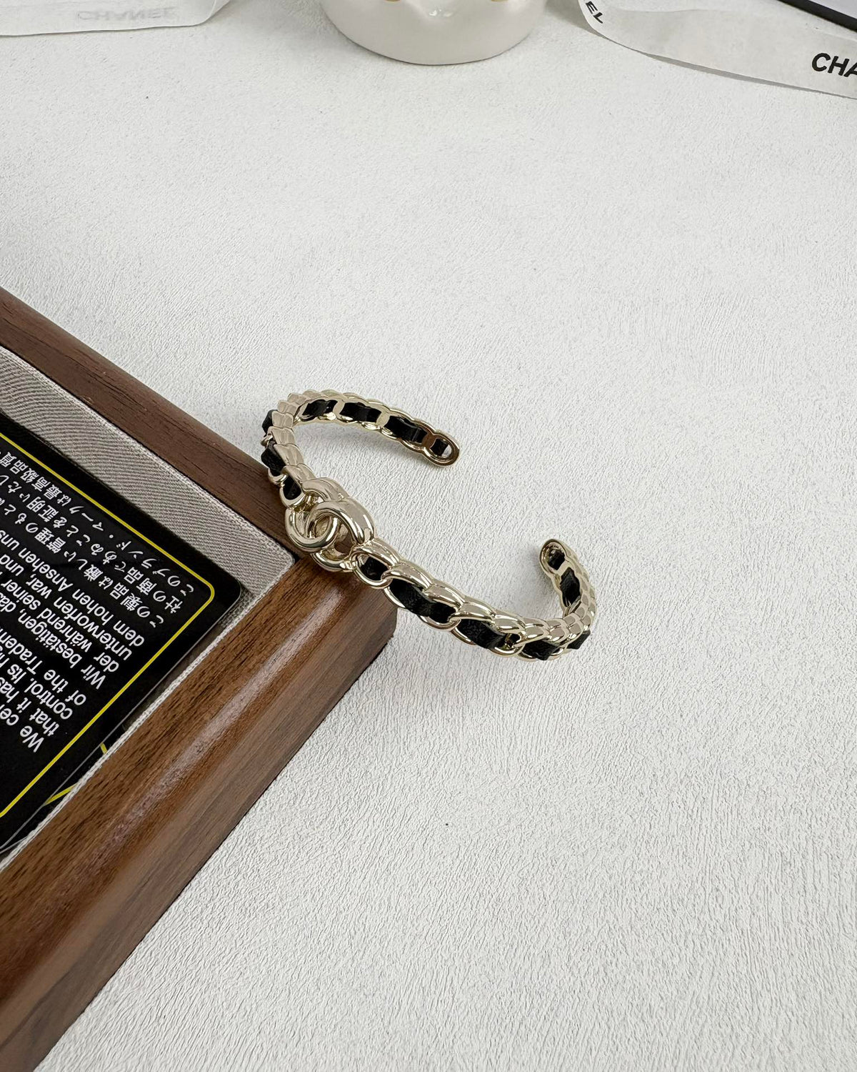 [Stars Jewelry]Double C Open Bangle