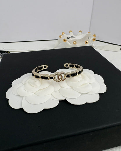 [Stars Jewelry]Double C Open Bangle