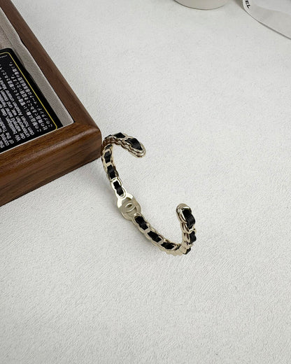 [Stars Jewelry]Double C Open Bangle