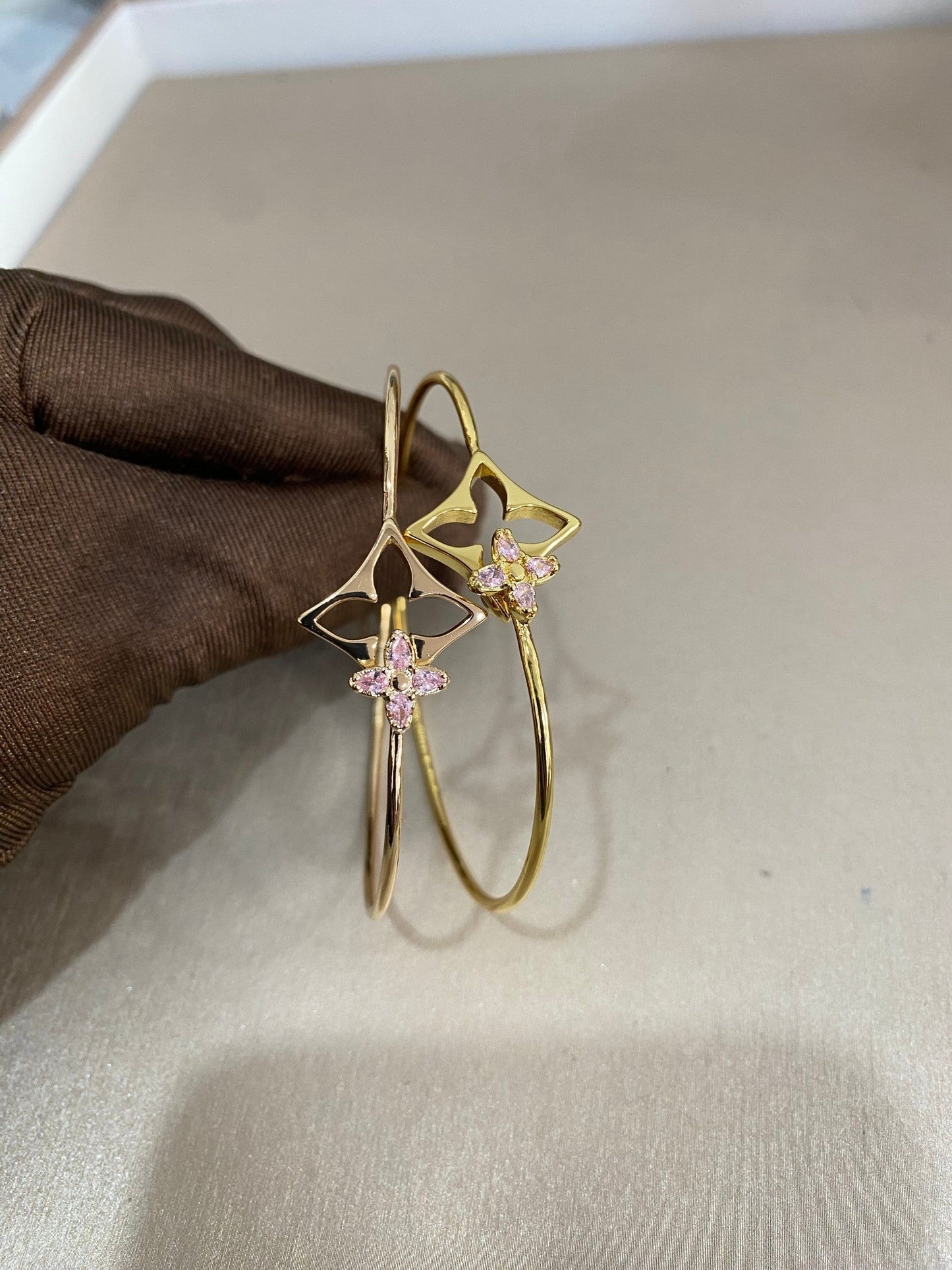 [Stars Jewelry]Pink Diamond Bracelet