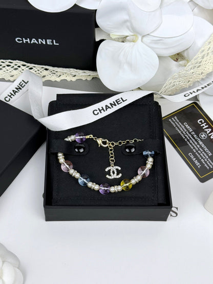 [Stars Jewelry]Colorful Transparent Resin Bracelet