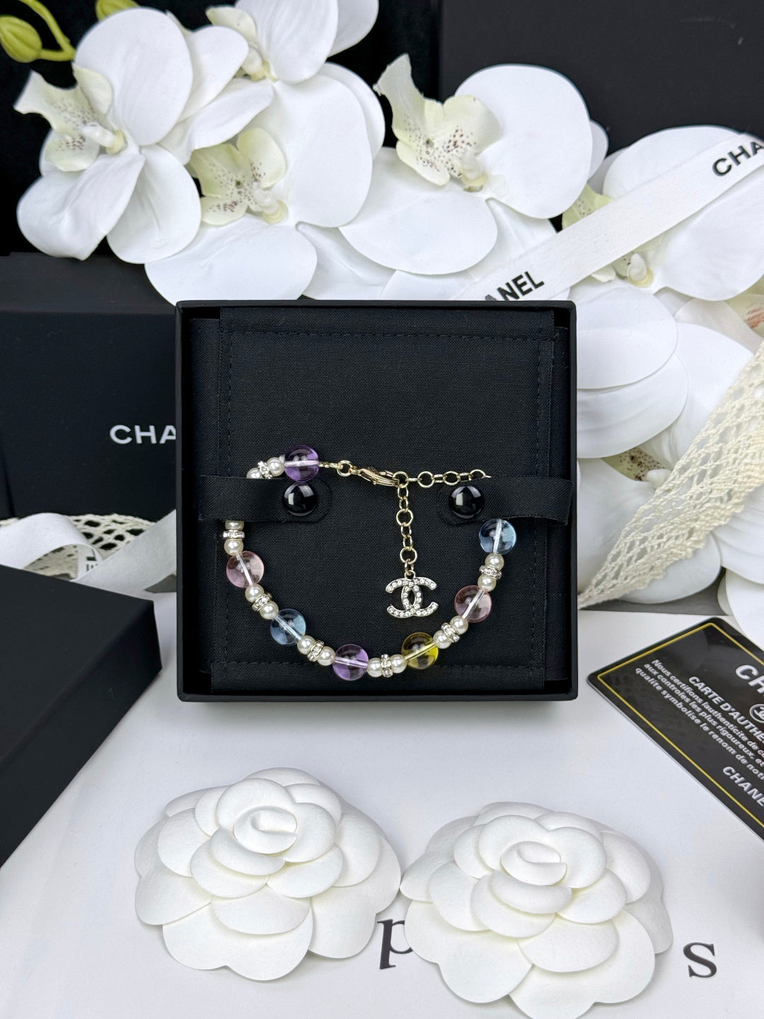 [Stars Jewelry]Colorful Transparent Resin Bracelet