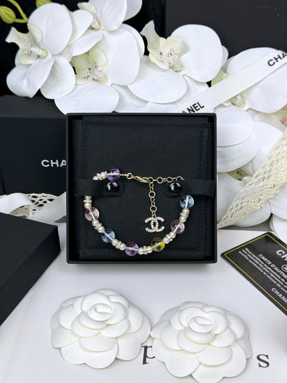 [Stars Jewelry]Colorful Transparent Resin Bracelet