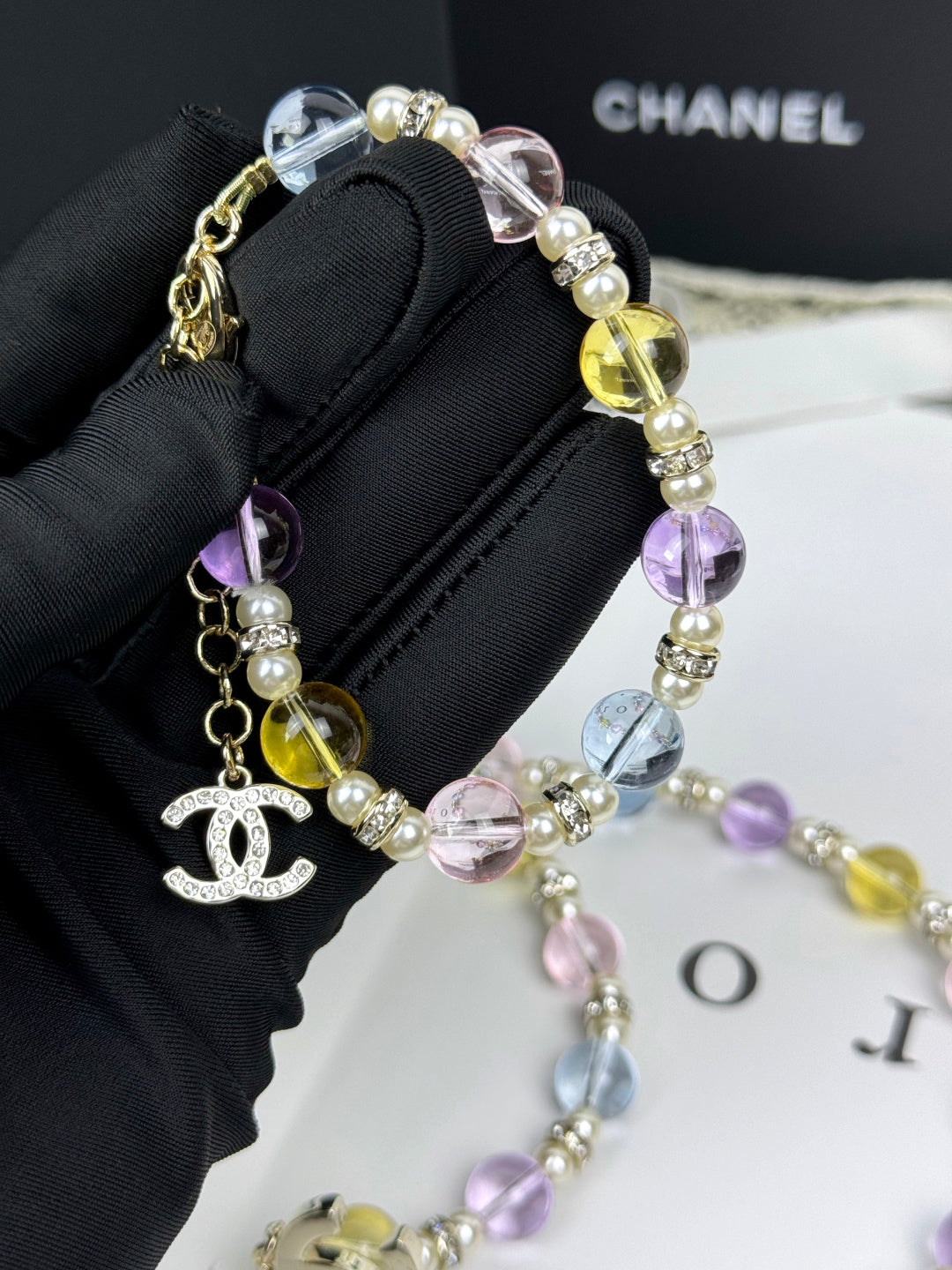 [Stars Jewelry]Colorful Transparent Resin Bracelet