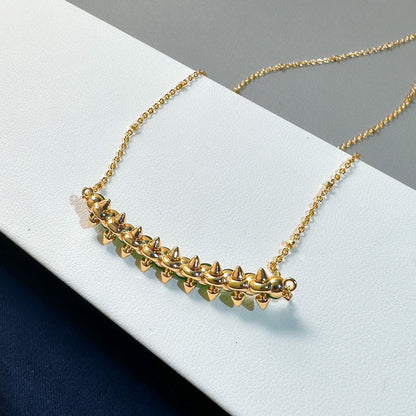 [Stars Jewelry]New Arrival: Green Bead Rivet Necklace