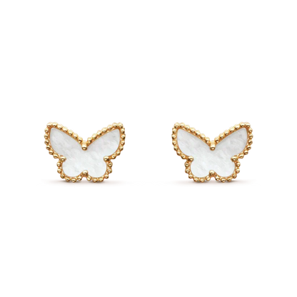 [Stars Jewelry]SWEET BUTTERFLY MOP EARSTUDS