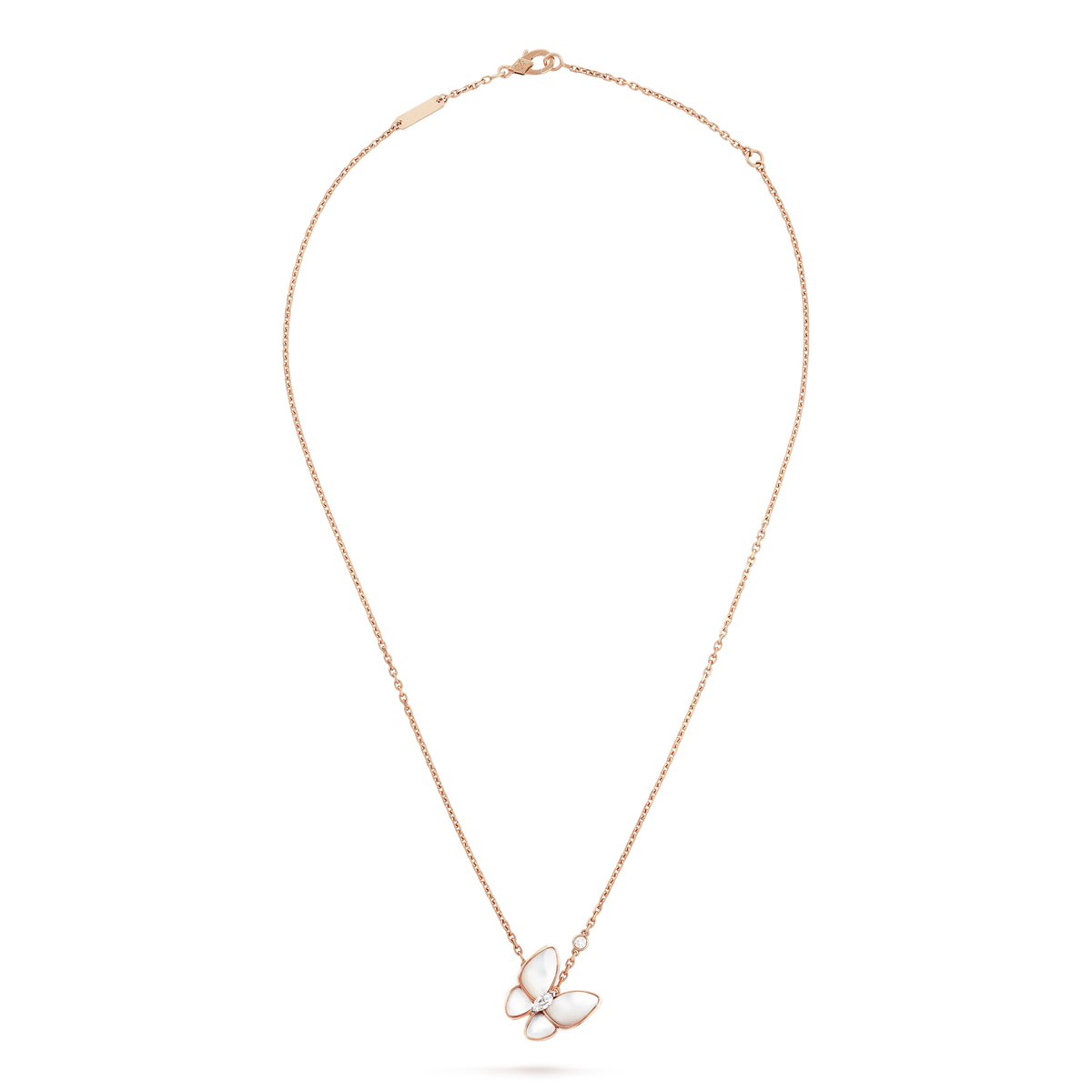 [Stars Jewelry]BUTTERFLY MOP DIAMOND NECKLACE
