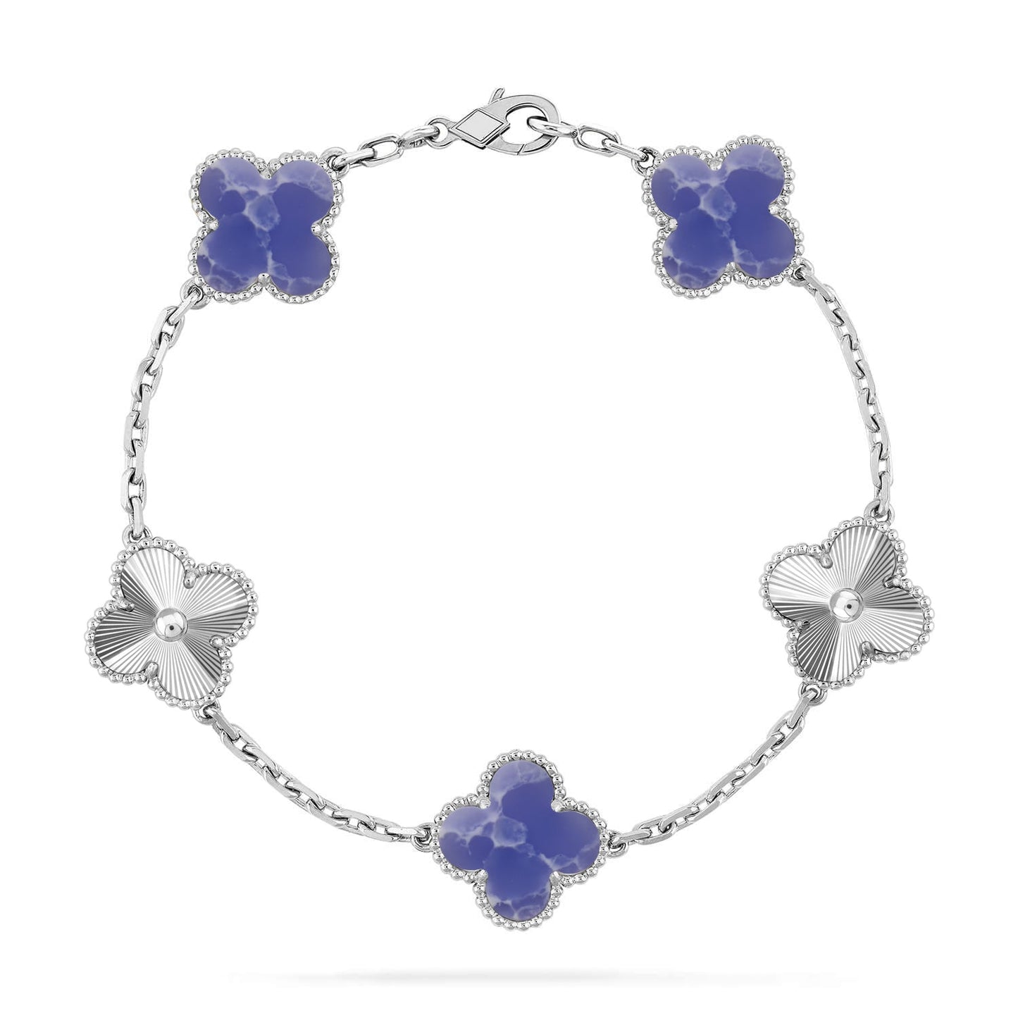[Stars Jewelry]CLOVER 5 MOTIF BLUE VEINS BRACELET COLLECTION