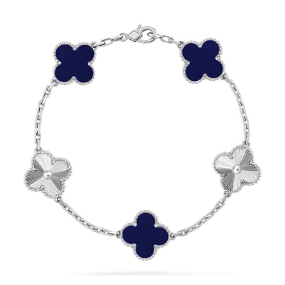 [Stars Jewelry]CLOVER 5 MOTIF LAPIS LAZULI BRACELET COLLECTION