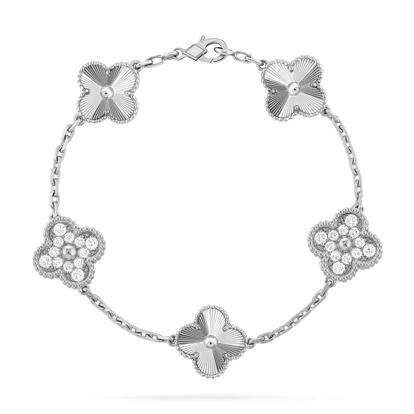 [Stars Jewelry] CLOVER 5 MOTIF LASER BRACELET COLLECTION