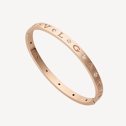 [Stars Jewelry]ZERO 1 PINK GOLD 12 DIAMONDS BRACELET