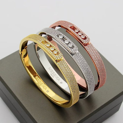 [Stars Jewelry]Move Noa Full Pavé Diamond Bangle Bracelet