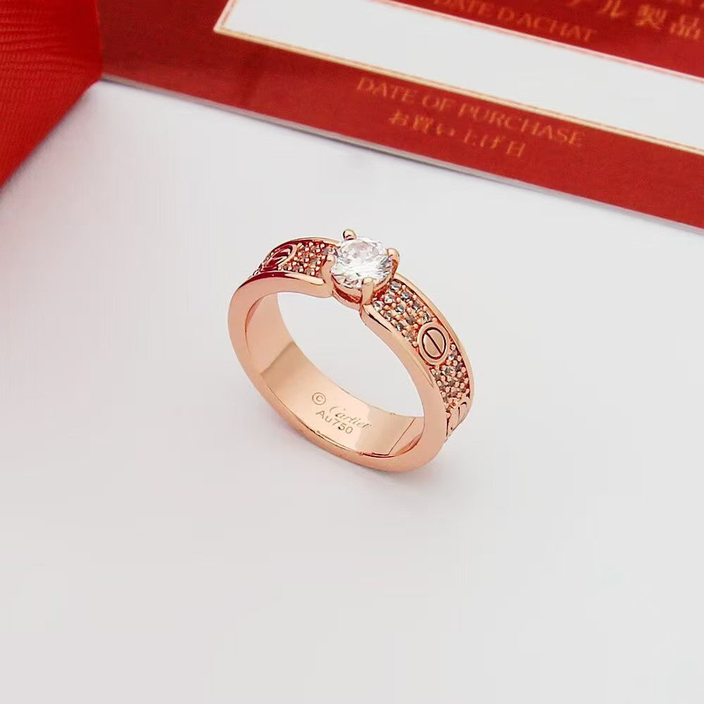 [Stars Jewelry]Starry Sky Diamond Ring