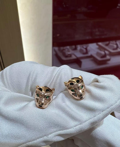 [Stars Jewelry]CHRRTAH-PRINT STUD EARRINGS, THREE COLORS