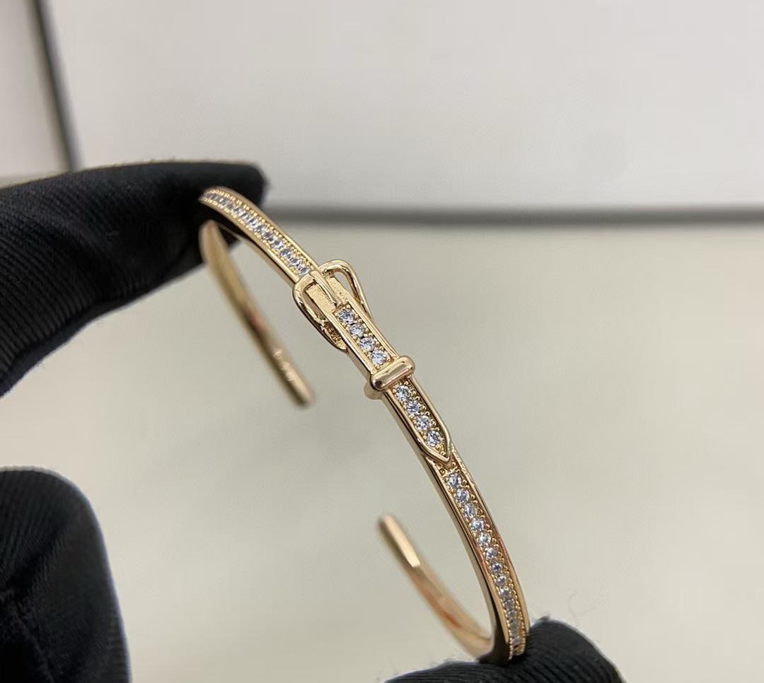 [Stars Jewelry]DIAMOND-ENCRUSTED BRACELET THREE COLORS