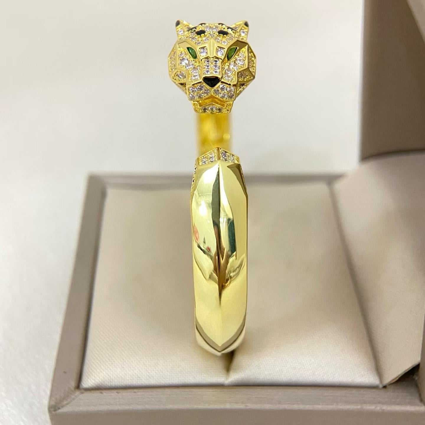 [Stars  Jewelry]DIAMOND MACHINE LEOPARD BRACELET