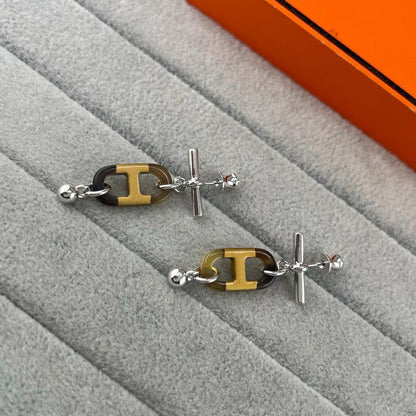 [Stellar Jewelry]H PIG NOSE EARRINGS
