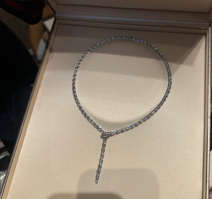 [Stars Jewelry]NEW！SERPENT DIAMOND NECKLACE