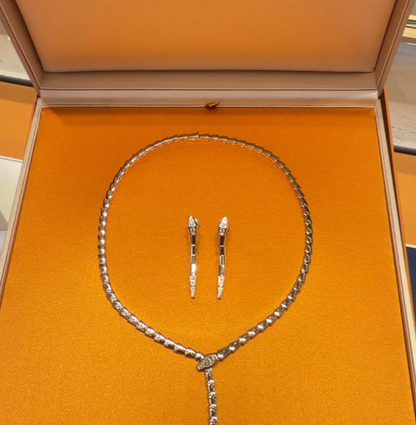 [Stars Jewelry]NEW！SERPENT DIAMOND NECKLACE