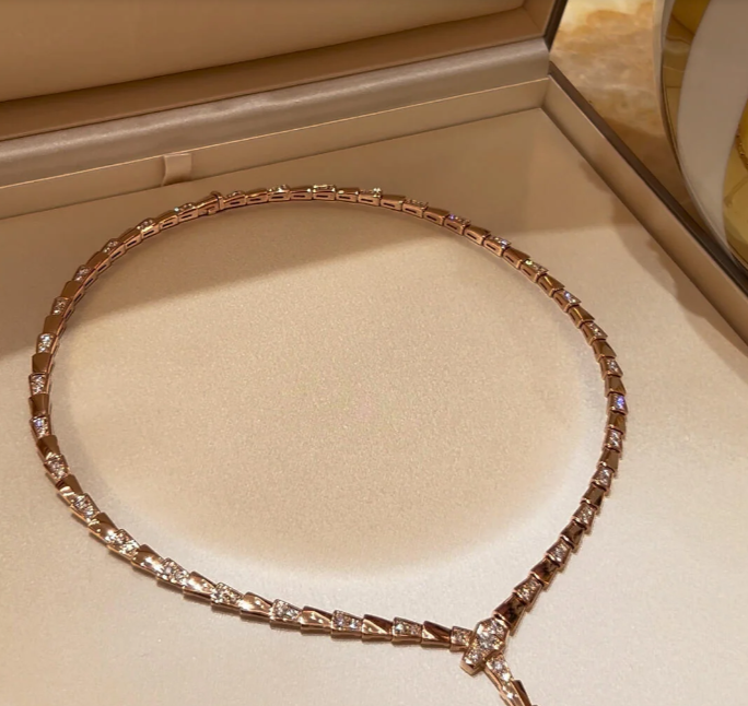 [Stars Jewelry]NEW！SERPENT DIAMOND NECKLACE
