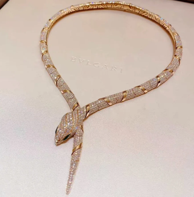 [Stars Jewelry]HAUTE COUTURE GOLD SERPENTI NECKLACE