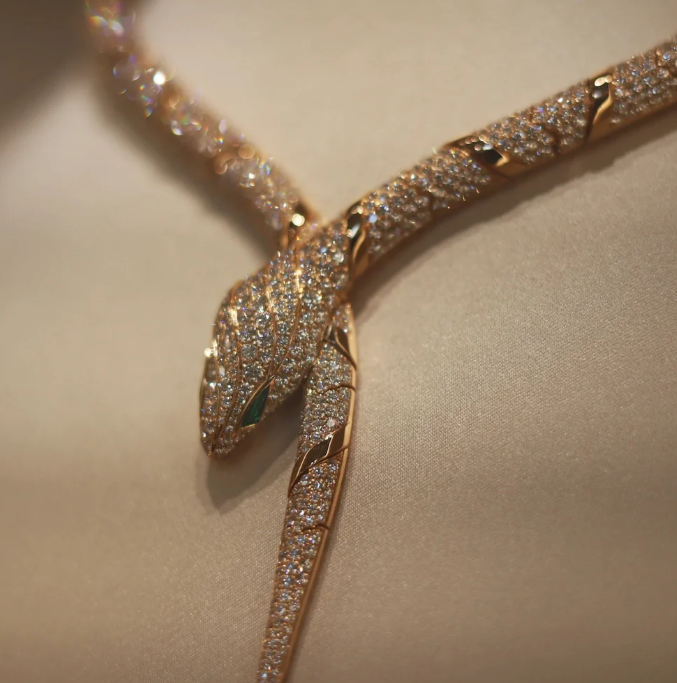 [Stars Jewelry]HAUTE COUTURE GOLD SERPENTI NECKLACE
