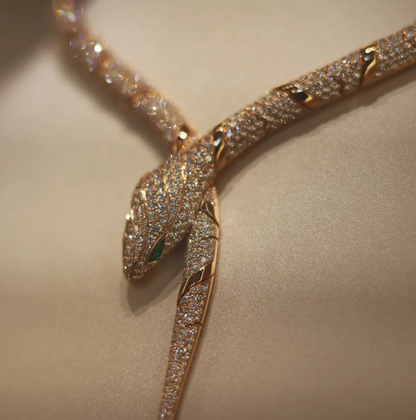 [Stars Jewelry]HAUTE COUTURE GOLD SERPENTI NECKLACE