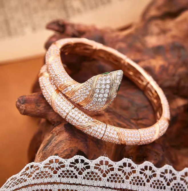 [Stars Jewelry]HAUTE COUTURE GOLD SERPENTI BRACELET