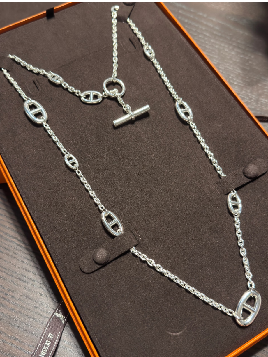 [Stars Jewelry]Classic Silver Sweater Chain